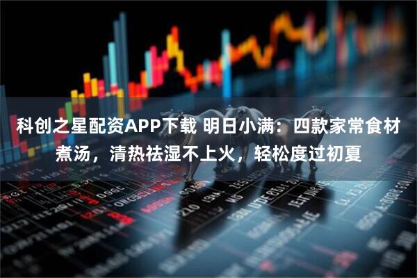 科创之星配资APP下载 明日小满：四款家常食材煮汤，清热祛湿不上火，轻松度过初夏